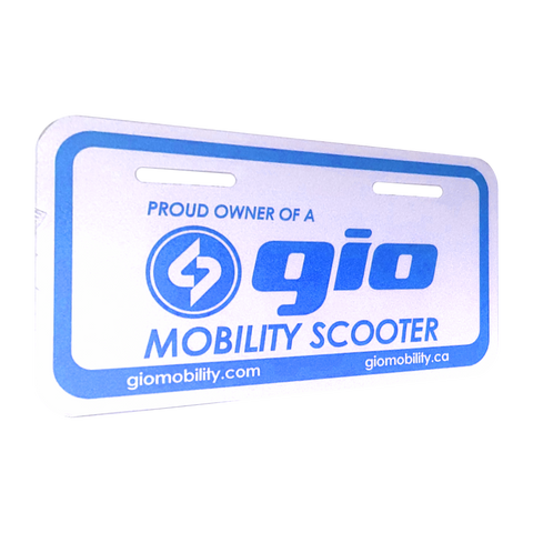 GIO Mobility Scooter Novelty Plate