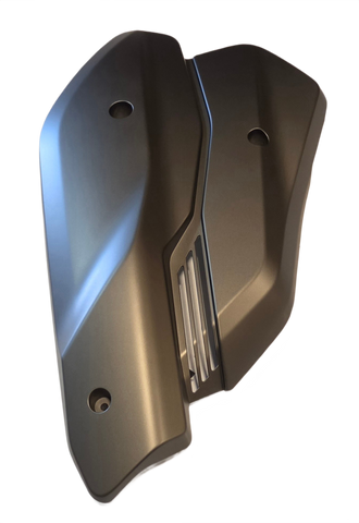 Crown Matte Black Right fork guard plate