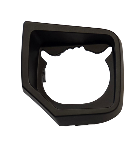 Crown Matte Black Front lower left protective panel decoration
