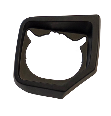 Crown Matte Black Front lower right protective panel decoration
