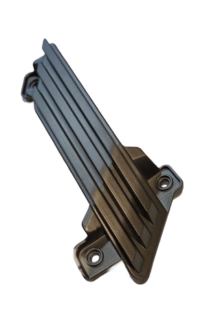 Crown Matte Warrior Grey Right fork guard decorative piece
