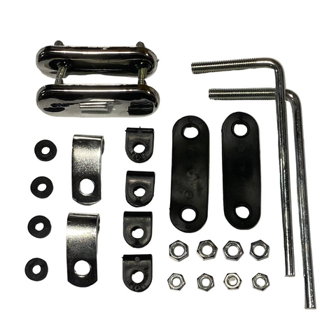 Hardware kit for windshield