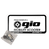 GIO Mobility Scooter Novelty Plate