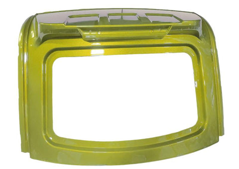 Yellow and Black Rear window frame