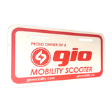 GIO Mobility Scooter Novelty Plate