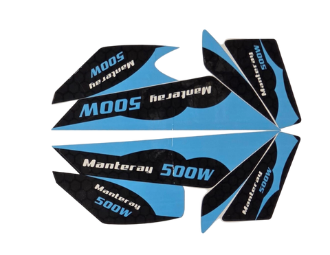 Manteray Blue Decals