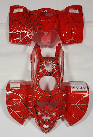 Red Plastic Fender Body Kit